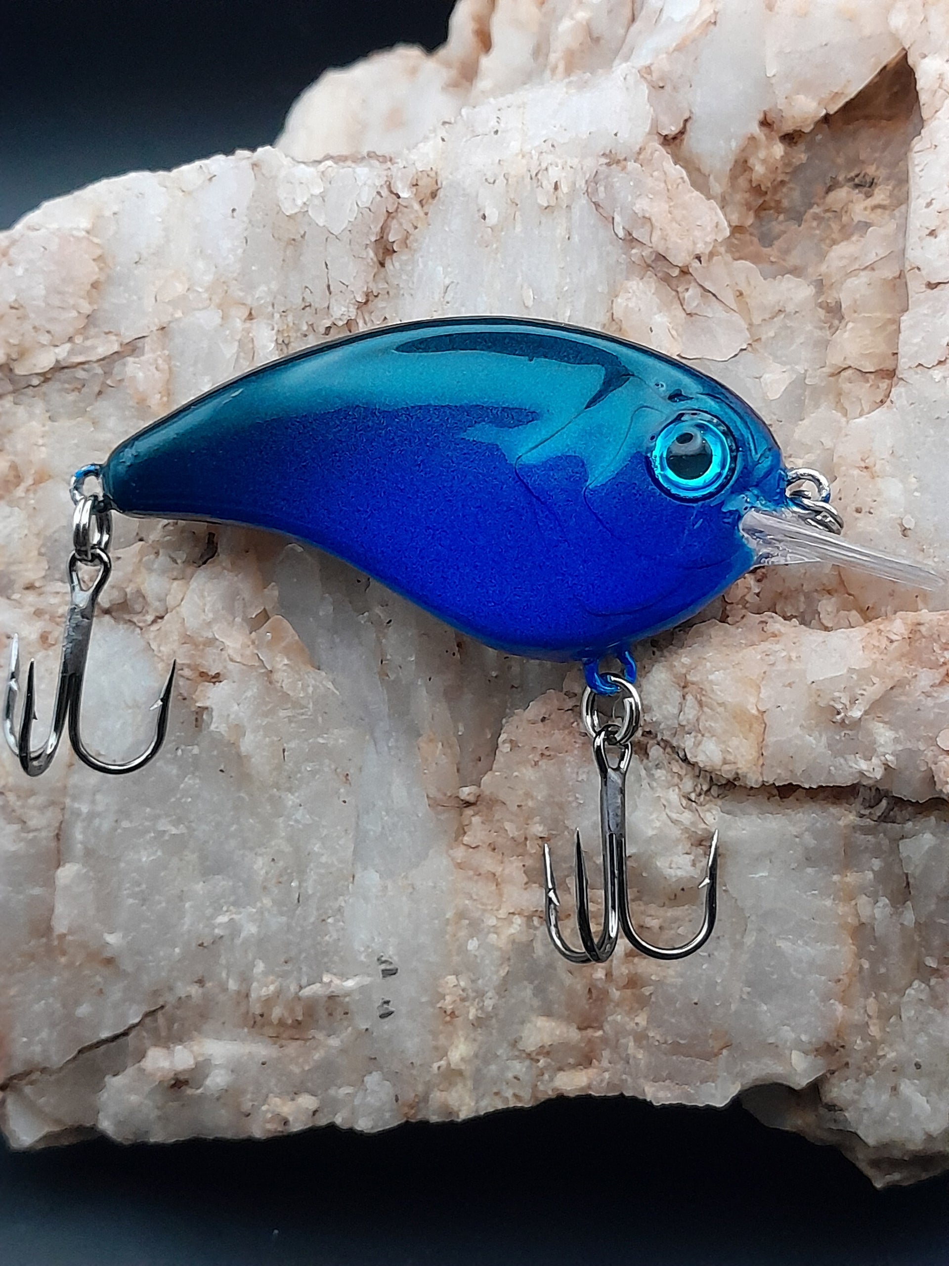 black and blue fishing lure Coho Fly Purple Featuring three skirt locations Black & Blue Colorado Spinnerbait